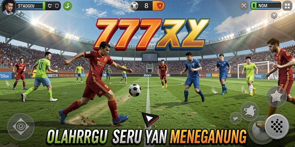 Screenshot utama dari gameplay 777ZX yang menampilkan aksi olahraga seru.