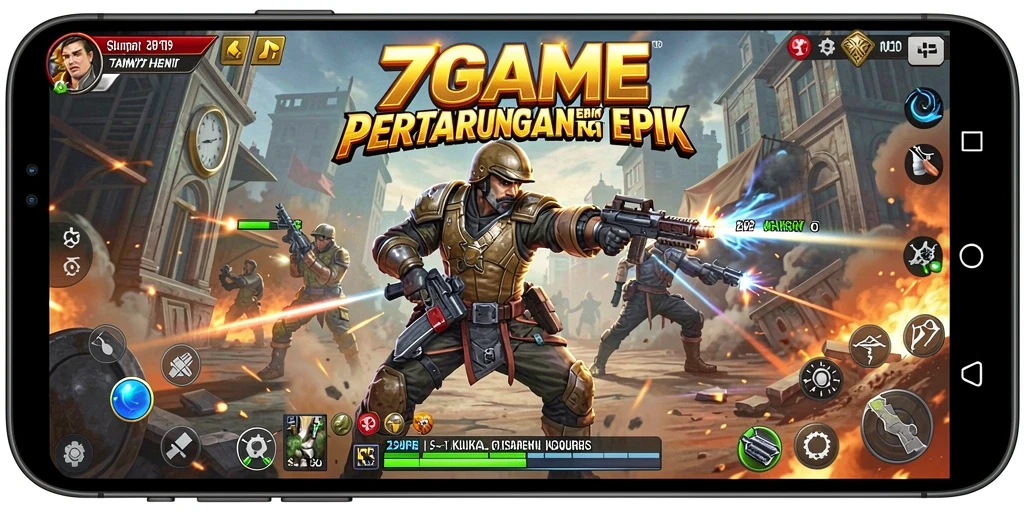 Grafik menakjubkan dalam pertarungan seru 7GAME.