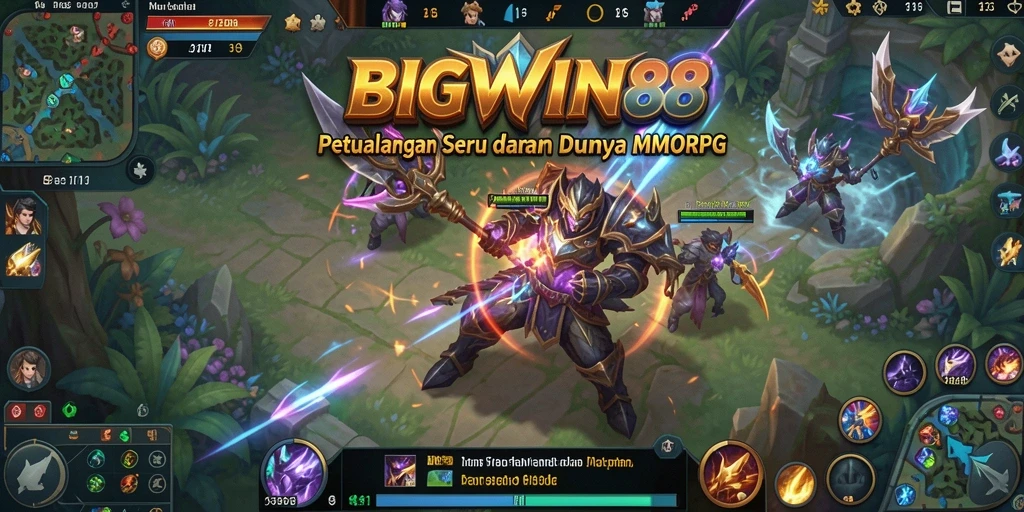 Tampilan gameplay menarik dalam dunia MMORPG BIGWIN88.