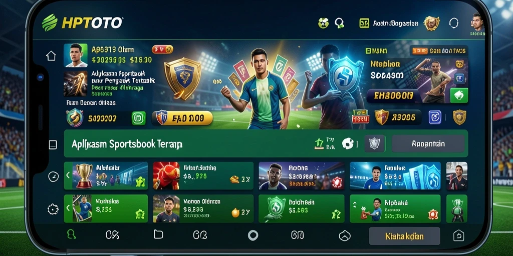Tampilan gameplay HPTOTO yang menampilkan fitur Sportsbook yang menarik.