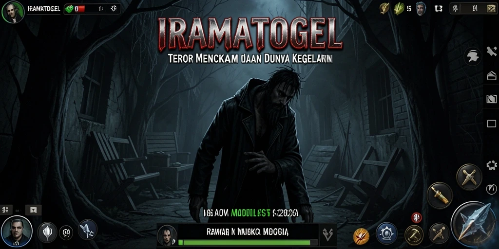 Menampilkan gameplay <strong>IRAMATOGEL</strong> yang mencekam dan penuh ketegangan.