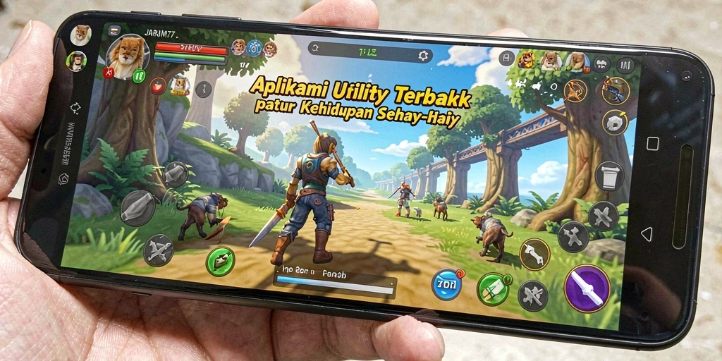 Screenshot menampilkan antarmuka pengguna JARUM77 yang intuitif dan menarik.