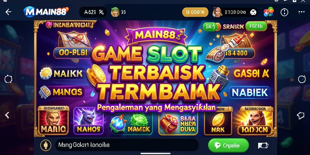 Tampilan gameplay seru dan menegangkan dari MAIN88 di slot.