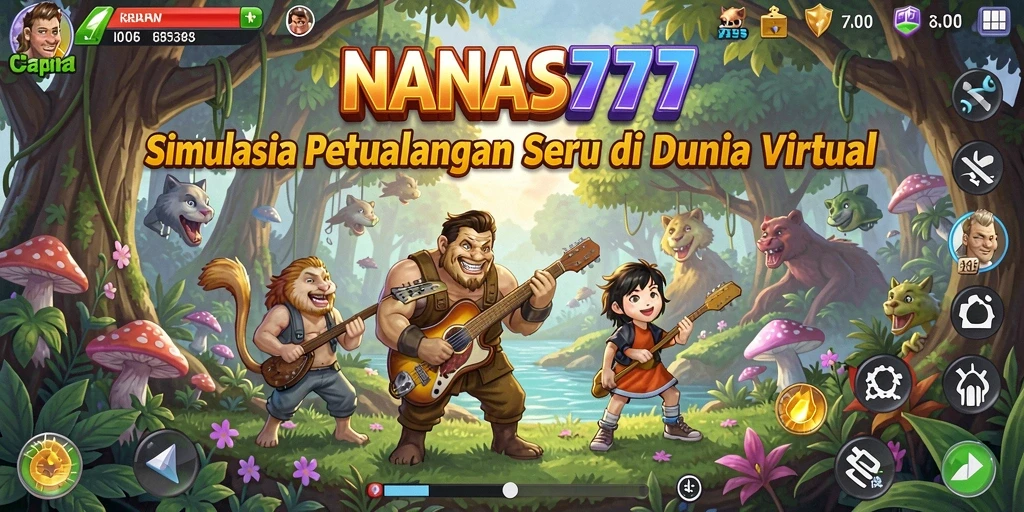 Gameplay menakjubkan NANAS777 dalam simulasi petualangan.