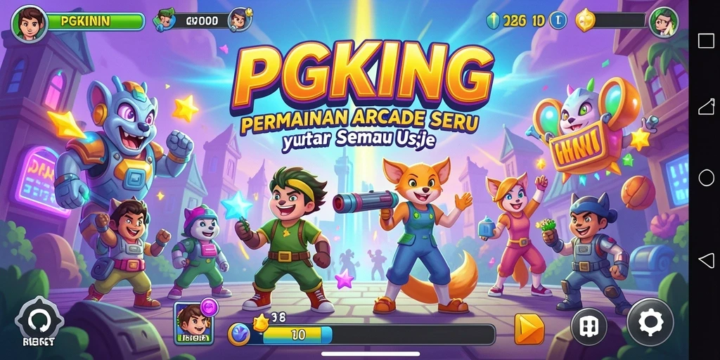 Tangkapan layar PGKING menampilkan gameplay seru yang mengasyikkan.