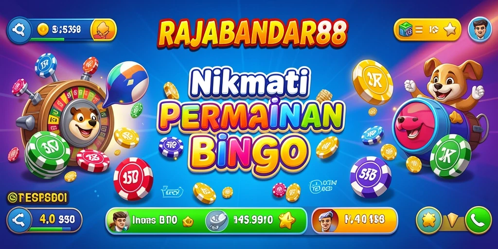 Tampilan gameplay seru dari RAJABANDAR88 dengan berbagai variasi Bingo.