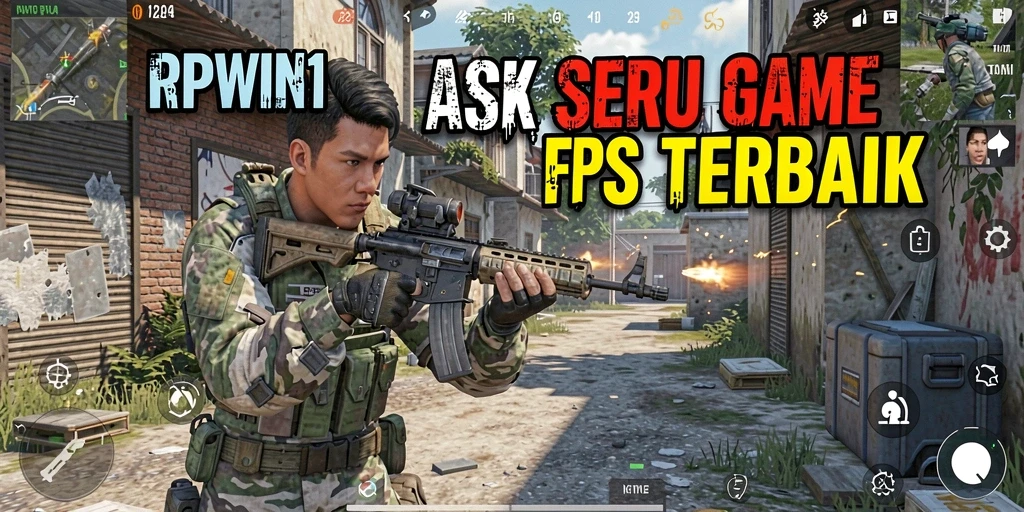 Gameplay RPWIN1 yang sengit dan penuh aksi.