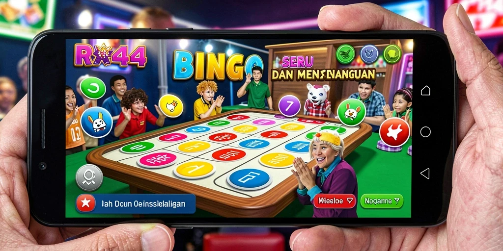 Tampilan gameplay Bingo RR44 yang seru dan interaktif.